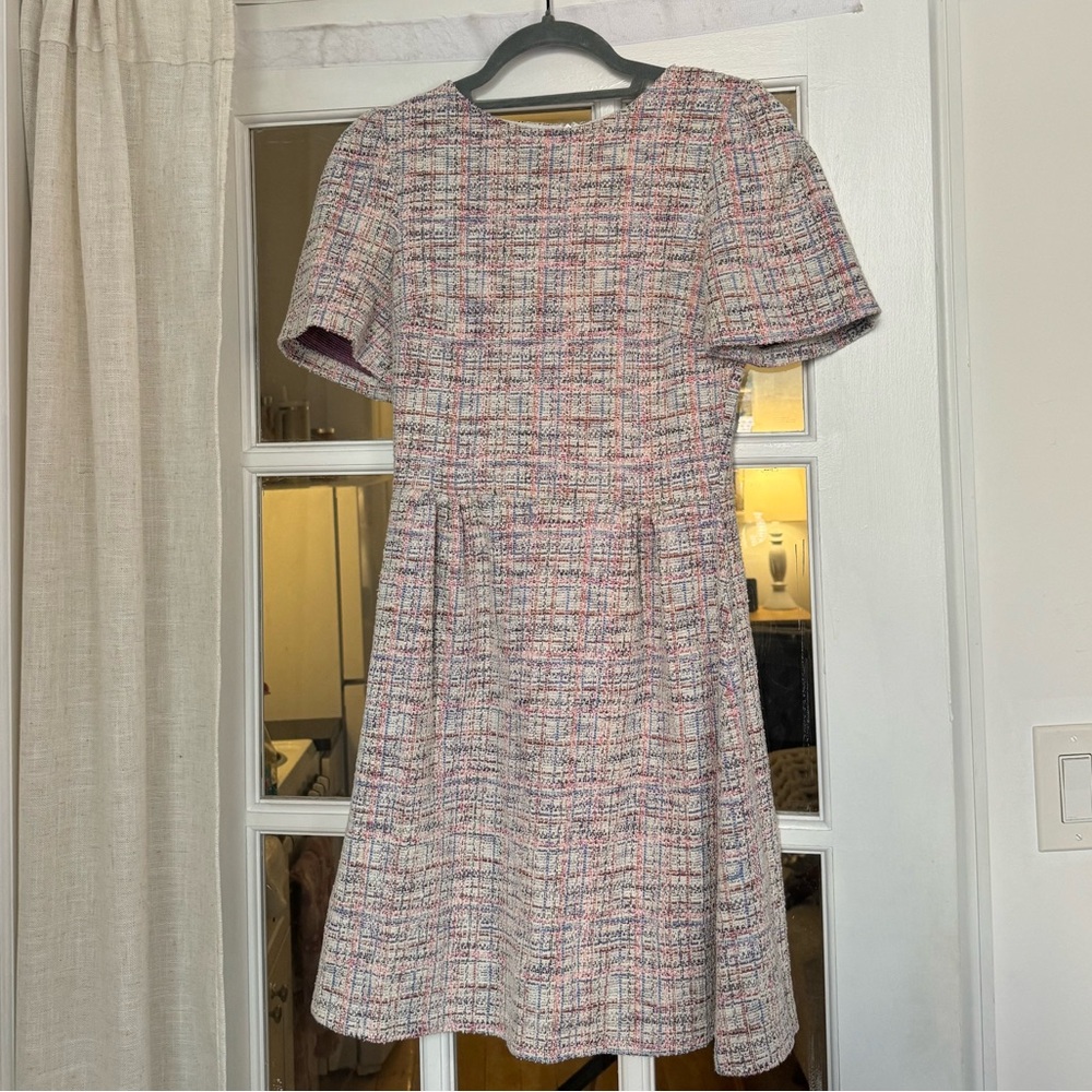 Tweed multi-color dress